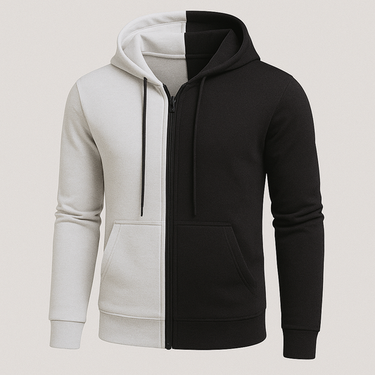 Hoodie White/Black